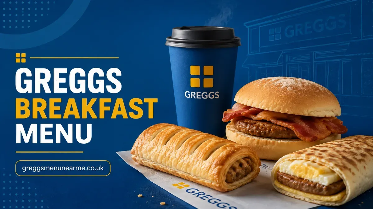 greggs breakfast menu