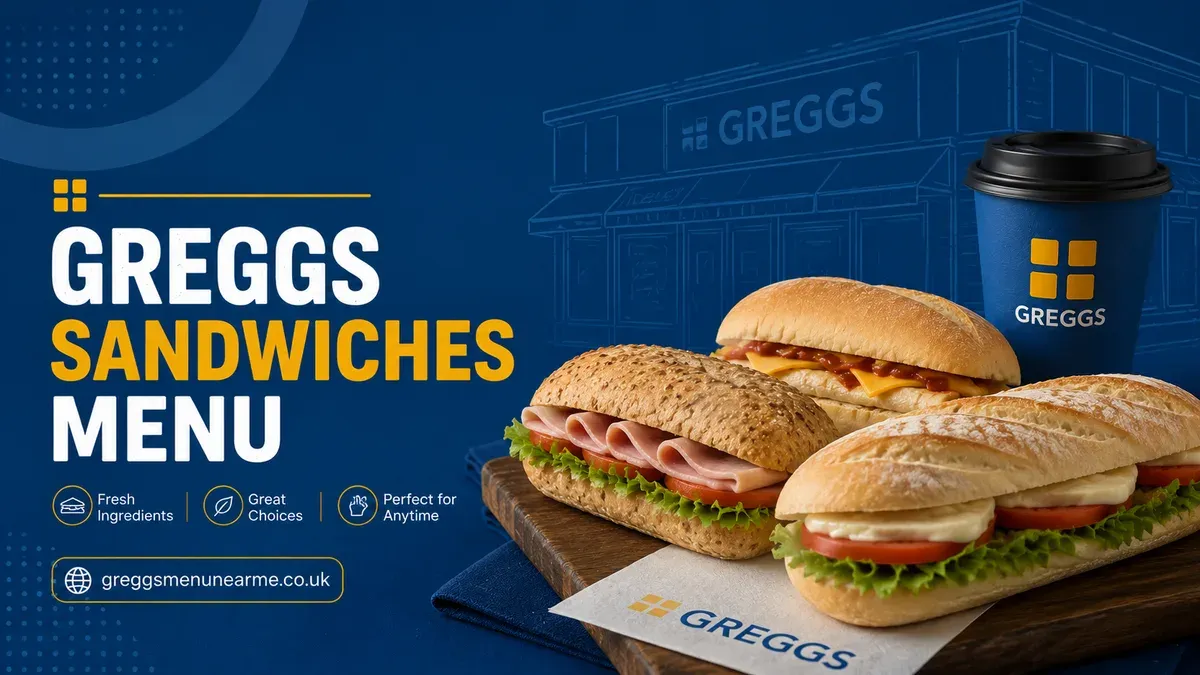 greggs sandwiches menu