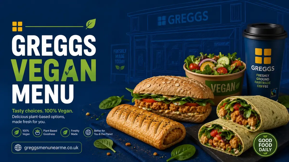 greggs vegan menu