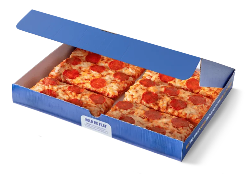 Greggs 6 Slice Pepperoni Pizza Box