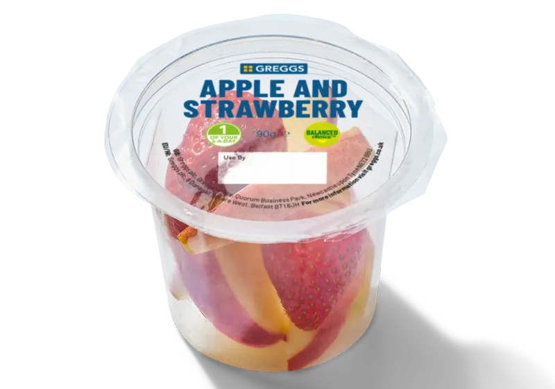 Greggs Apple & Strawberry Fruit Pot