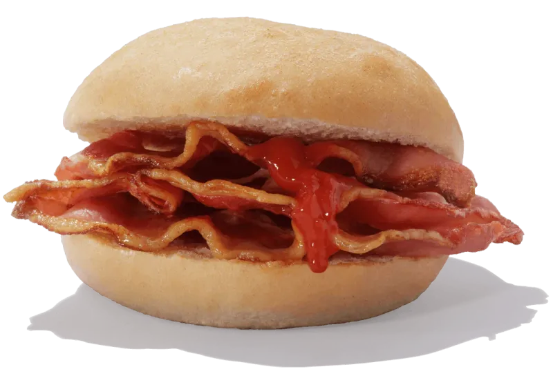 Greggs Bacon Breakfast Roll