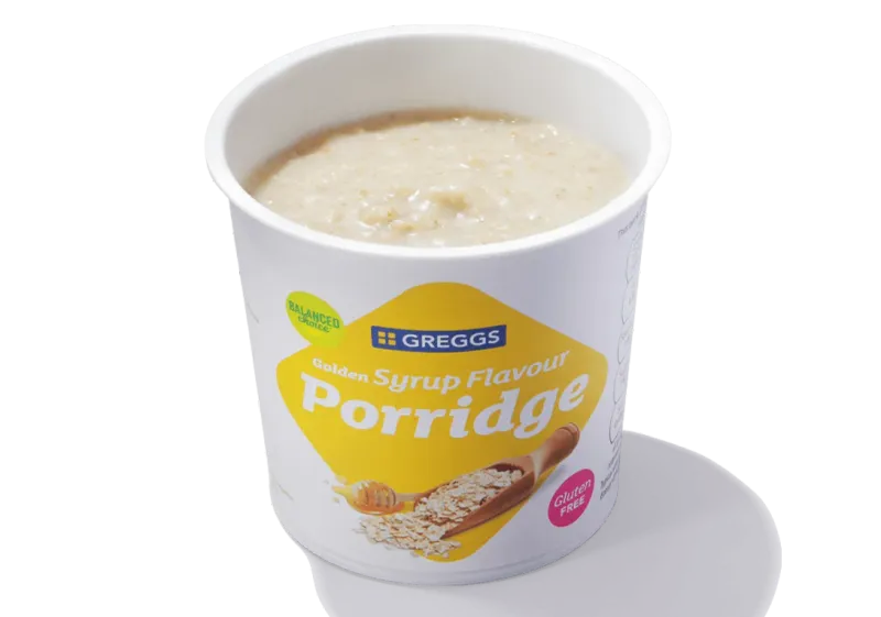 Greggs Golden Syrup Flavour Porridge (Ready to eat)