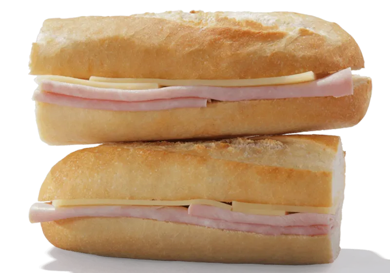 Greggs Ham and Cheese Baguette