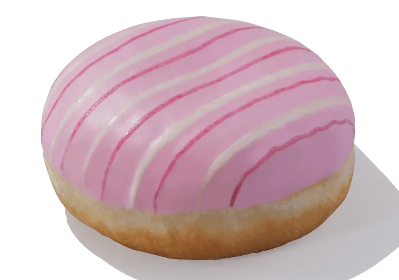 Greggs Pink Jammie Doughnut